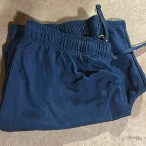 Athletic Works Blue Athletic Shorts with Elastic Waistband